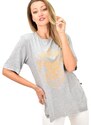 Potre OR Γυναικείο t-shirt oversized με τύπωμα