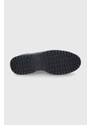 Δερμάτινα παπούτσια Converse γυναικεία, χρώμα: μαύρο