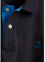 Gant Piqué Polo Μπλούζα της σειράς Contrast Collar - 2052003 011 Dark Graphite