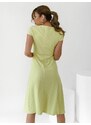 ONLY Φόρεμα Ριπ Με Κουμπιά Lime - Urania