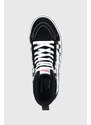 Πάνινα παπούτσια Vans SK8-Hi χρώμα: μαύρο