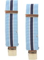 Geddy Ανδρικές Tιράντες 36mm 4 Κλιπς Λευκό Γαλάζιο Μπλε