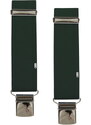 Geddy Ανδρικές Tιράντες 36mm 4 Κλιπς Σκούρο Πράσινο