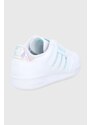 Παιδικά παπούτσια adidas Originals Continental 80 χρώμα: άσπρο