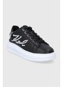Δερμάτινα παπούτσια Karl Lagerfeld KAPRI χρώμα: μαύρο F30