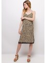 Μακριά Φορέματα Fashion brands ICP1152_ECRU