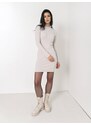 Forebelle Collection Φόρεμα Mini Ριπ Μπεζ - Simply Beautiful