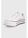 Πάνινα παπούτσια Converse Chuck Taylor , χρώμα: άσπρο