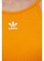 Φόρεμα adidas Originals Adicolor χρώμα: πορτοκαλί