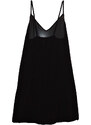 Please-Imperial Μαύρο Φόρεμα με διαφάνειες