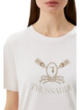 TRUSSARDI JEANS ΜΠΛΟΥΖΑ ΓΥΝΑΙΚEIA ME LOGO 56T00481-1T005817-W002