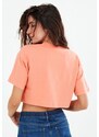 Γυναικείες Μπλούζες - Τοπ Natalie.Ss Πορτοκαλί Βαμβάκι Jack & Jones