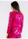 Sotris collection | Φόρεμα με παγιέτες και κορδέλα Ροζ