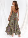 Forebelle Collection Φόρεμα Maxi Εξώπλατο Πράσινο - Abuelo