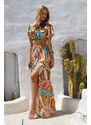 Μάξι φούστα με σχέδιο lynne 147-513031-3336 ΕΜΠΡΙΜΕ