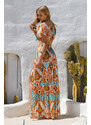 Μάξι φούστα με σχέδιο lynne 147-513031-3336 ΕΜΠΡΙΜΕ