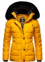 MARIKOO Χειμερινό μπουφάν 'Qesraa' κίτρινο