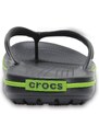 CROCS Crocband Flip - Graphite/Volt Green