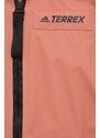 Σακάκι εξωτερικού χώρου adidas TERREX Utilitas χρώμα: πορτοκαλί
