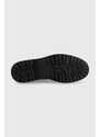 Δερμάτινες μπότες τσέλσι Lauren Ralph Lauren Corinne γυναικείες, χρώμα: μαύρο F3802862731001