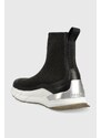 Αθλητικά Calvin Klein Sock Boot χρώμα: μαύρο