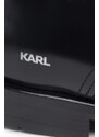 KARL LAGERFELD M Laced Up Derby Lace KL12224 000-black lthr