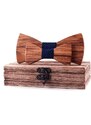 Legend - LGDWT-356 - Set Wooden Bow Ties - Blue - ΠΑΠΙΓΙΟΝ