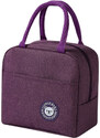 UNBRANDED Ισοθερμική τσάντα HUH-0011, 7L, αδιάβροχη, 23x13x21cm, μωβ