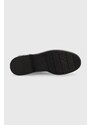 Μποτάκια Calvin Klein Rubber Sole Combat Boot χρώμα: μαύρο