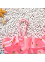 Babykids 2 κομμάτια παιδικό Mαγιό - Ροζ με καρδούλες - 9-10 Χρονών