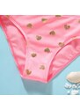 Babykids 2 κομμάτια παιδικό Mαγιό - Ροζ με καρδούλες - 9-10 Χρονών