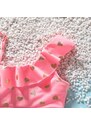 Babykids 2 κομμάτια παιδικό Mαγιό - Ροζ με καρδούλες - 9-10 Χρονών