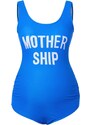 Aleefa Μαγιό εγκυμοσύνης Mother Ship - Μπλε - Medium