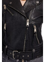 GUESS 'CAMILLE' ΔΕΡΜΑΤΙΝΟ BIKER JACKET ΓΥΝΑΙΚEIO W2YL16L0QN0-JBLK