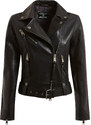 GUESS 'CAMILLE' ΔΕΡΜΑΤΙΝΟ BIKER JACKET ΓΥΝΑΙΚEIO W2YL16L0QN0-JBLK