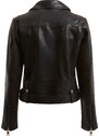 GUESS 'CAMILLE' ΔΕΡΜΑΤΙΝΟ BIKER JACKET ΓΥΝΑΙΚEIO W2YL16L0QN0-JBLK