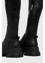 Μπότες Steve Madden Riveredge , χρώμα: μαύρο