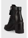 Μποτάκια Tommy Hilfiger Outdoor Heel Lace Up Boot , χρώμα: μαύρο
