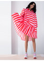 Essentiel Antwerp | Ριγέ σεμιζιέ φόρεμα Κόκκινο / Ροζ