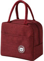 UNBRANDED Ισοθερμική τσάντα HUH-0012, 7L, αδιάβροχη, 23x13x21cm, κόκκινη
