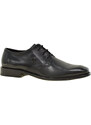 Ανδρικά παπούτσια BUGATTI 311-A5Q05-1000 1000 BLACK μαύρο δέρμα