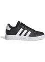 adidas kids grand court lifestyle tennis lace-up shoes (GW65 - BLACK/BLACK