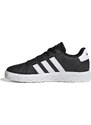 adidas kids grand court lifestyle tennis lace-up shoes (GW65 - BLACK/BLACK