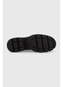Δερμάτινα workers Calvin Klein Jeans Chunky Combat Laceup Boot χρώμα: μαύρο