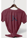 UnitedKind Big UK, T-Shirt σε μπορντώ χρώμα