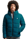 SUPERDRY HOODED SPORTS PUFFER ΜΠΟΥΦΑΝ ΑΝΔΡIKO M5011212A-BRO