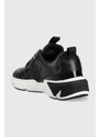 Δερμάτινα αθλητικά παπούτσια Calvin Klein LOW TOP LACE UP LTH HF LOW TOP LACE UP LTH HF χρώμα: μαύρο F30 HM0HM00995