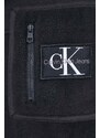 Αμάνικο μπουφάν Calvin Klein Jeans χρώμα: μαύρο