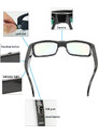 UNBRANDED Γυαλιά οράσεως με ενσωματωμένη κάμερα SPY-015, HD, μαύρα