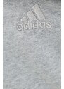 Βαμβακερό παντελόνι adidas 0 χρώμα: γκρι HA4345